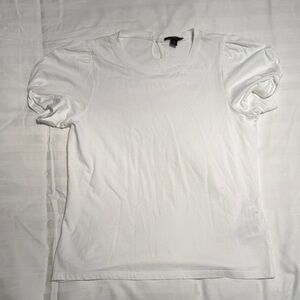 J. Crew White Short Sleeve Tee size Small